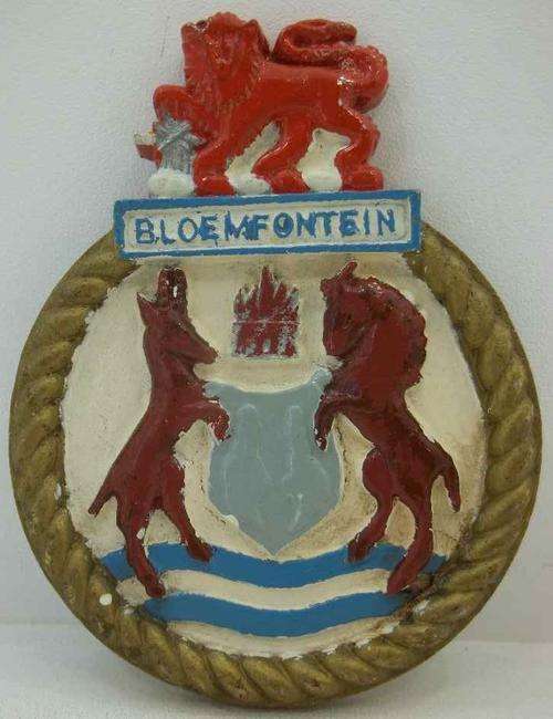 Metal Hand Painted Bloemfontein Crest - 14cm/11cm