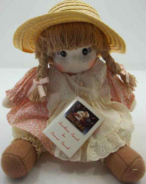 Vintage c1980's Dolmax Moving Wind-Up Musical Doll, Plays "You are my SunShine"