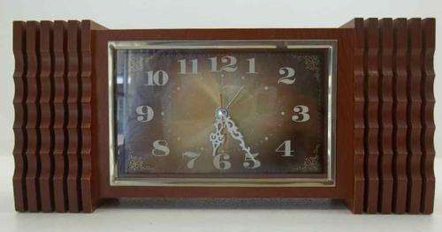 FANTASTIC!!! VINTAGE RETRO WIND-UP RHYTHM MANTLE ALARM CLOCK, JAPAN ~ c1970s ~ WORKING!!!