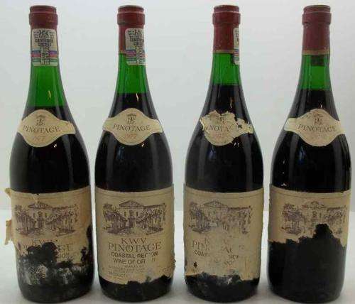 4X 1977 KWV Pinotage