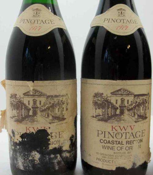 4X 1977 KWV Pinotage