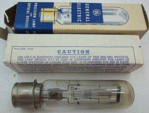 General Electric Precision Lamp For Optical Devices CZX 115-120V 500W