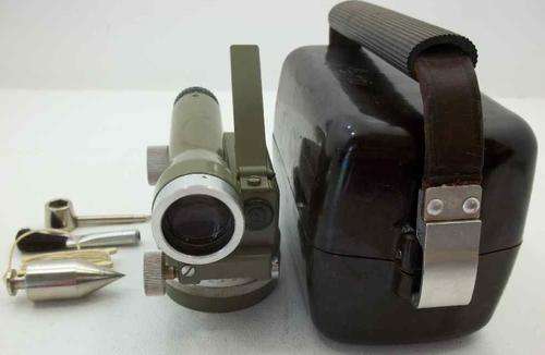 Vintage c1950's GKO Kern Aarau Theodolite, Made In Switzerland + Original Bakelite Case - Mint!