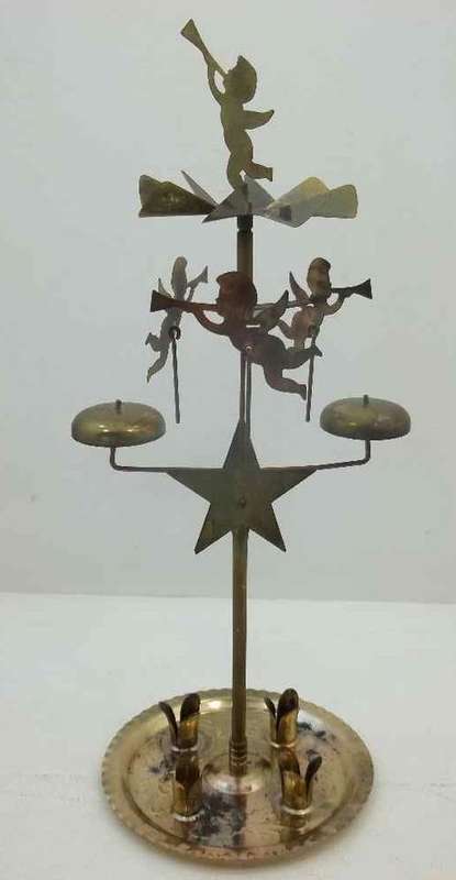 Vintage Angel Chimes Carousel/Candle Holder - A Genuine Swedish Product + Original Box