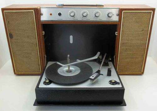 Stereo Minor Model 7024 Portable Record Player ~The Original Boom Box ~ Working!