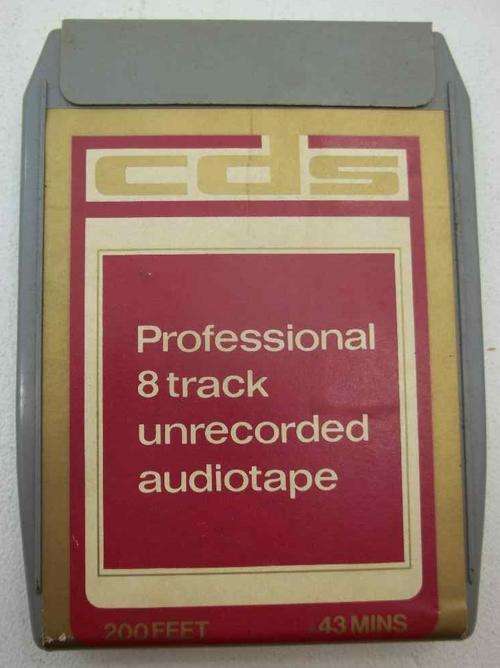 Unused Professional 8 Track Unrecorded Audio Tape
