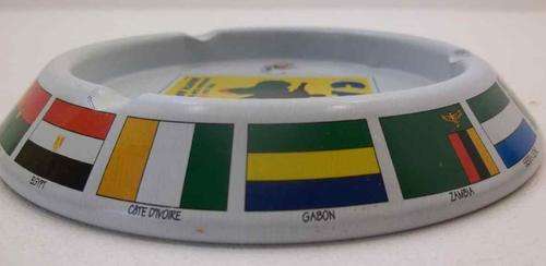 The CAF/Coca Cola African Cup Of Nations South Africa '96 Metal Ashtray - 15cm/2cm