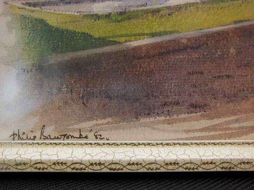 Philip Bawcombe Print Framed Behind Glass "Straight Court (Drostyhof) Graaff-Reinet" - 32cm/22cm