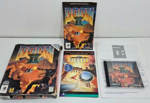 Vintage Doom II Windows 95 CD ROM Game As Pictured