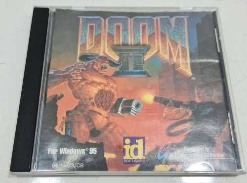 Vintage Doom II Windows 95 CD ROM Game As Pictured