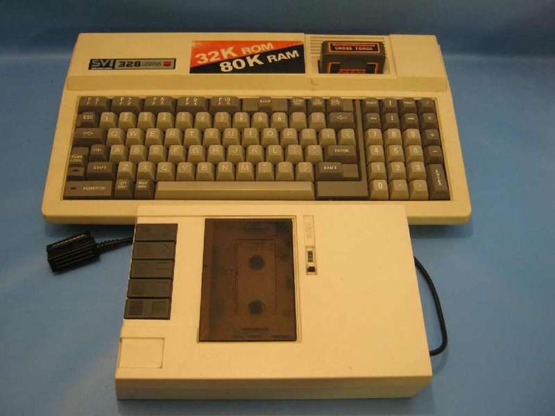 Collectible Vintage SVI-328 Spectravideo Personal Computer + Accessories & 8 Programs!!!