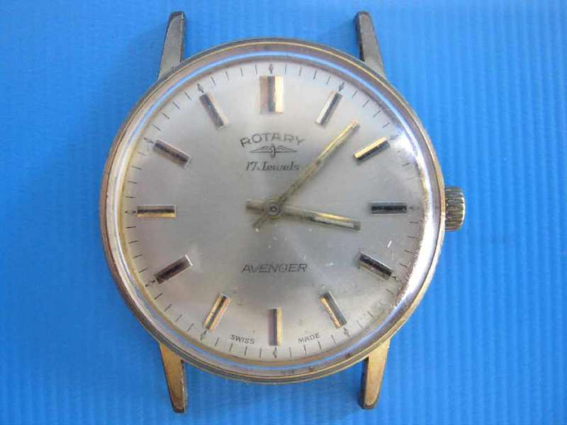 Vintage Rotary Avenger Wind-Up Watch circa 1950's - No Strap - WORKING