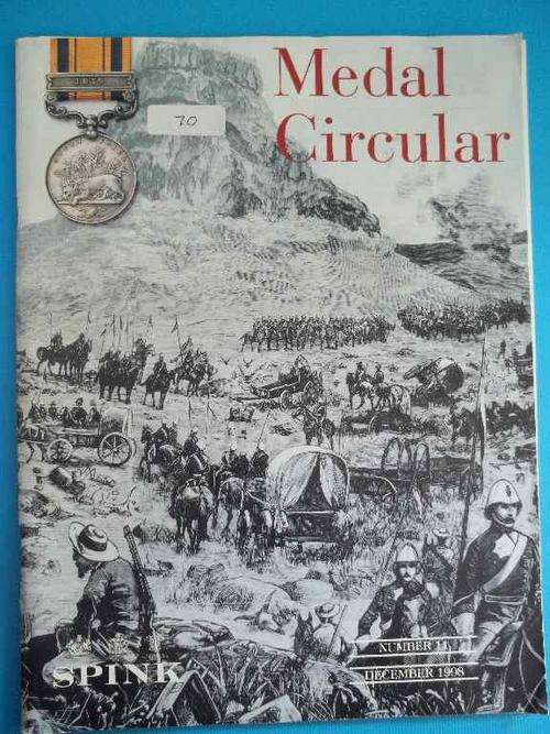 Spink - Medal Circular - Number 11 - December 1998