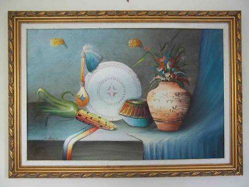 C Benolt Oil Painting *Amazing Quality & Intensity Of Feeling!*  Frame 103cm/73cm; Picture 88cm/58cm
