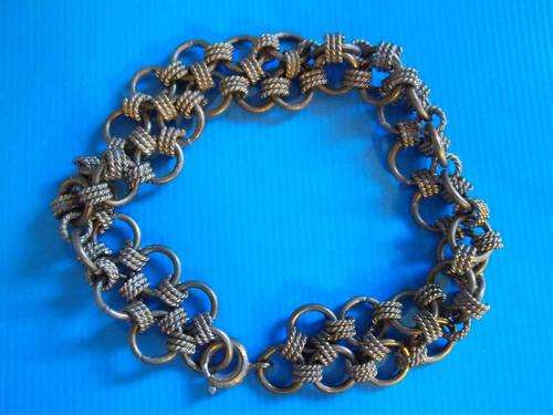 Vintage Bronze 1940's Ladies Bracelet - Length 18,5cm