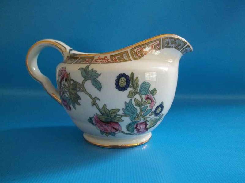 Maddock, England Gold Rimmed Milk Jug - Height 6,5cm