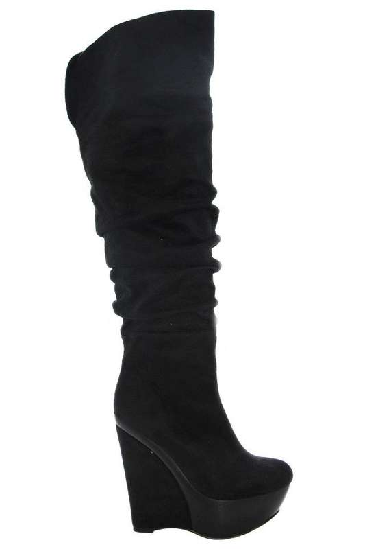 Plum Ladies - Wedge Boots - Emerald