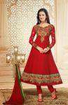 *BEAUTIFUL LADIES RED PUNJABI DRESS