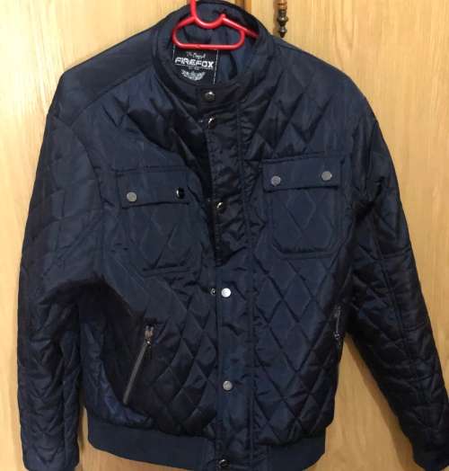 Navy Duck Down Jacket - Large/34