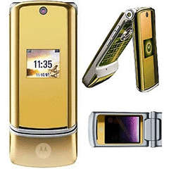 GENUINE NEW Motorola KRZR K1,UNLOCKED Cellphone, colour Gold