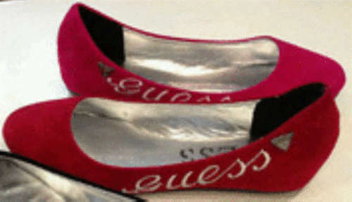 NEW!!! GUESS PINK ROUND TOE FRONT PUMP SIZE: 5 - PINK WITH PINK EDGING