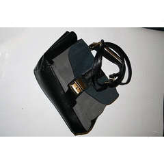Foschini Handbag - Combination of Black/Blue/Grey Colours