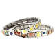 Great Christmas Gift - 18 Link S/S Nomination Bracelet with full Charms