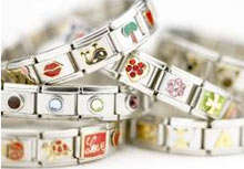 Great Christmas Gift - 18 Link S/S Nomination Style Bracelet with a Christian Charms