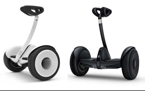 XiaoMi Nine Bot mini 10 inch Self balancing 2 wheel Personal Travel System (Black and White)