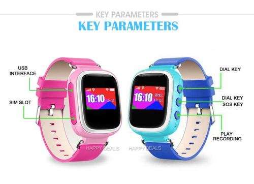 Anti loss Smartwatch positioning GPS watch phone calls and SOS child Communicator
