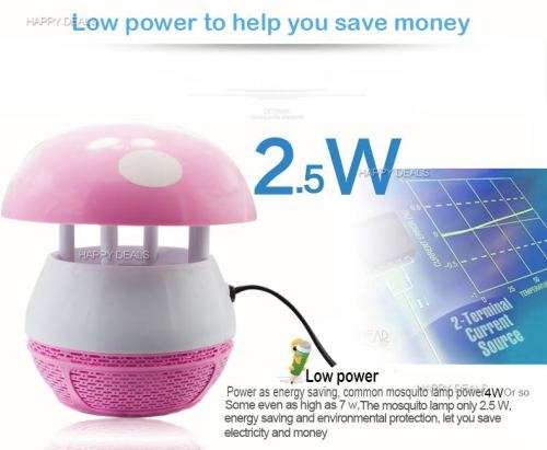 Mini USB Lamp Murderer Electronic Mosquito Repellent Light LED  Airflow Anti Insects