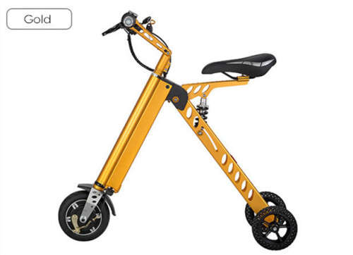 3 Wheel Foldable Electric Scooter Portable Mobility folding electric bike lithium battery bicycle