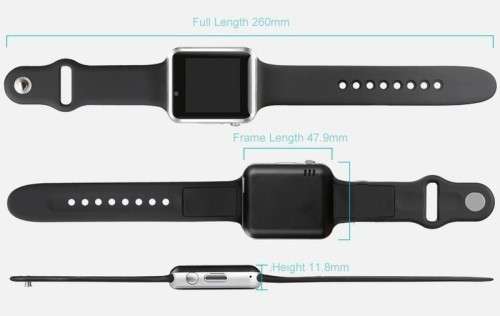 Smart Watch, A1, SIM CARD, MEMORY CARD& BLUETOOTH ( All colors are available)