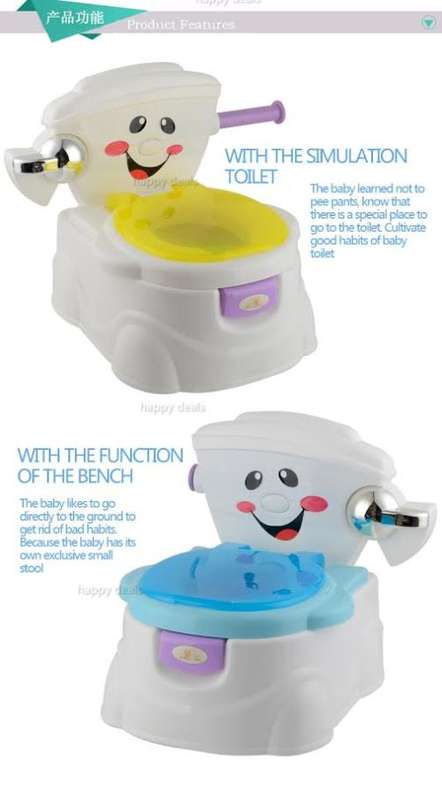 Child Toddler Potty Training Seat Baby Kid Fun Toilet Trainer Chair