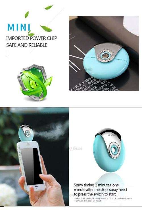 For Mobile phone Mini Mist Moisturizing Beauty Instrument Portable Filling Water Replenishment