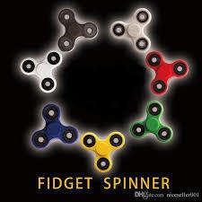 Tri-Spinner Fidget Hand Spinner Toy Stress Reducer EDC Focus Toy Relieves ADHD Anxiety and Boredom