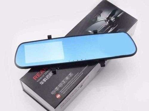 2" LCD Rear View Mirror Car DVR Camera Recorder (Black)