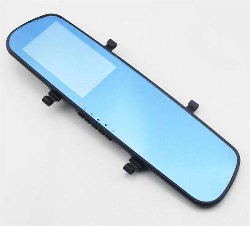 2" LCD Rear View Mirror Car DVR Camera Recorder (Black)