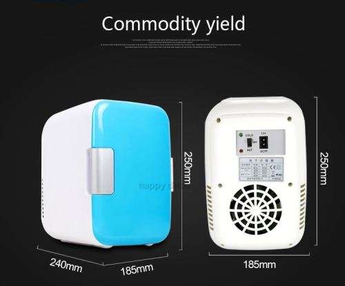 Car Refrigerators Multi-Function Home Cooler Freezer Warmer Portable 12V 4L Car Mini