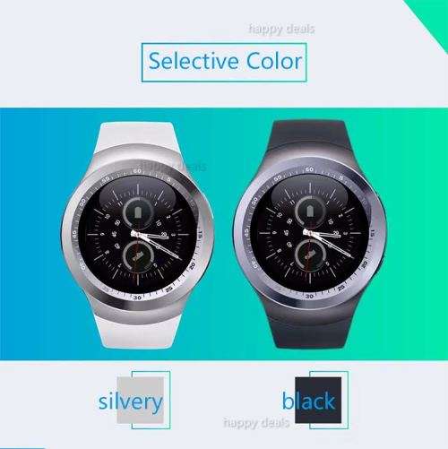 2017 new wearable Android Smart Watch Y1 Support Nano SIM TF Card With Whatsapp, Facebook