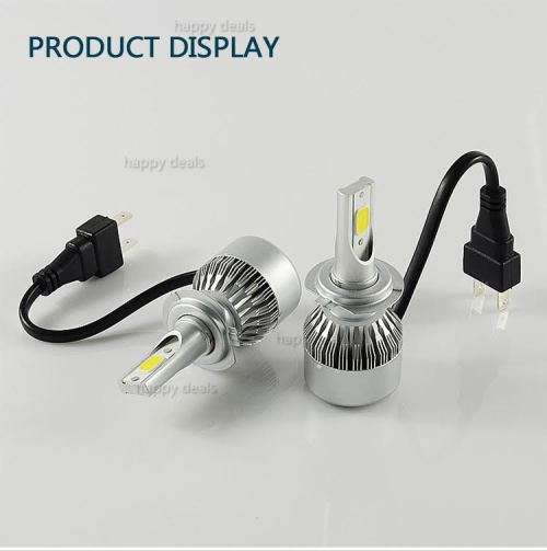 H1,H3,H7,H4,9005,9006  LED Light Headlight Vehicle Car Hi/Lo Beam Bulb Kit 6000k White