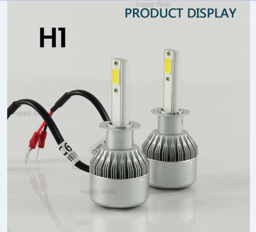 H1,H3,H7,H4,9005,9006  LED Light Headlight Vehicle Car Hi/Lo Beam Bulb Kit 6000k White