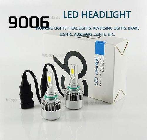 H1,H3,H7,H4,9005,9006  LED Light Headlight Vehicle Car Hi/Lo Beam Bulb Kit 6000k White