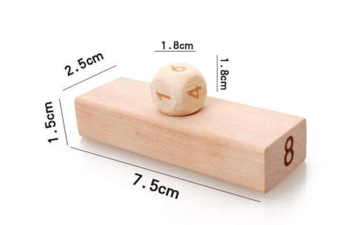 48PC Number blocks Jenga Wooden folds high board game stack blocks toys Puzzle games