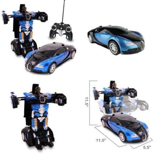 Transformation Car Bugatti A Click Optimus Prime Toys & Hobbies Rc Remote Control