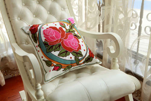 Colorful Floral Design Scatter Cushions