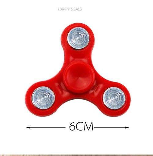 Fingertip gyroscope tri-spinner
