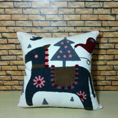 Animal Embroidered Scatter Cushions