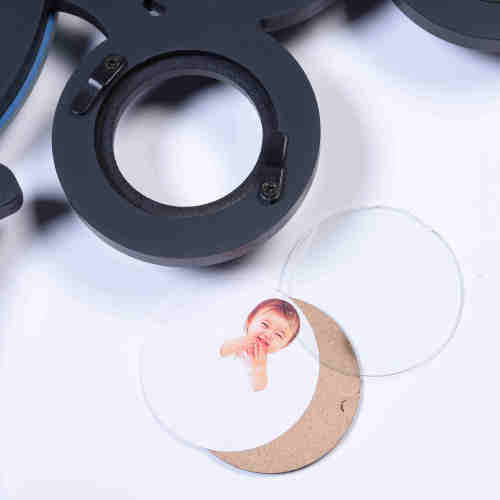 Photo Frame Wall Clock Set Sentiment Home Decor Family Time Picture Frames