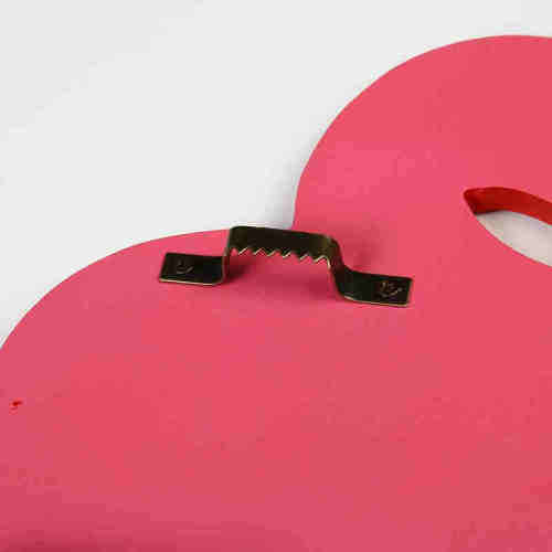 Red and White Love Wooden Wall Clock!!!!!